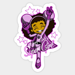 Every Girl's a Super Girl! Sticker